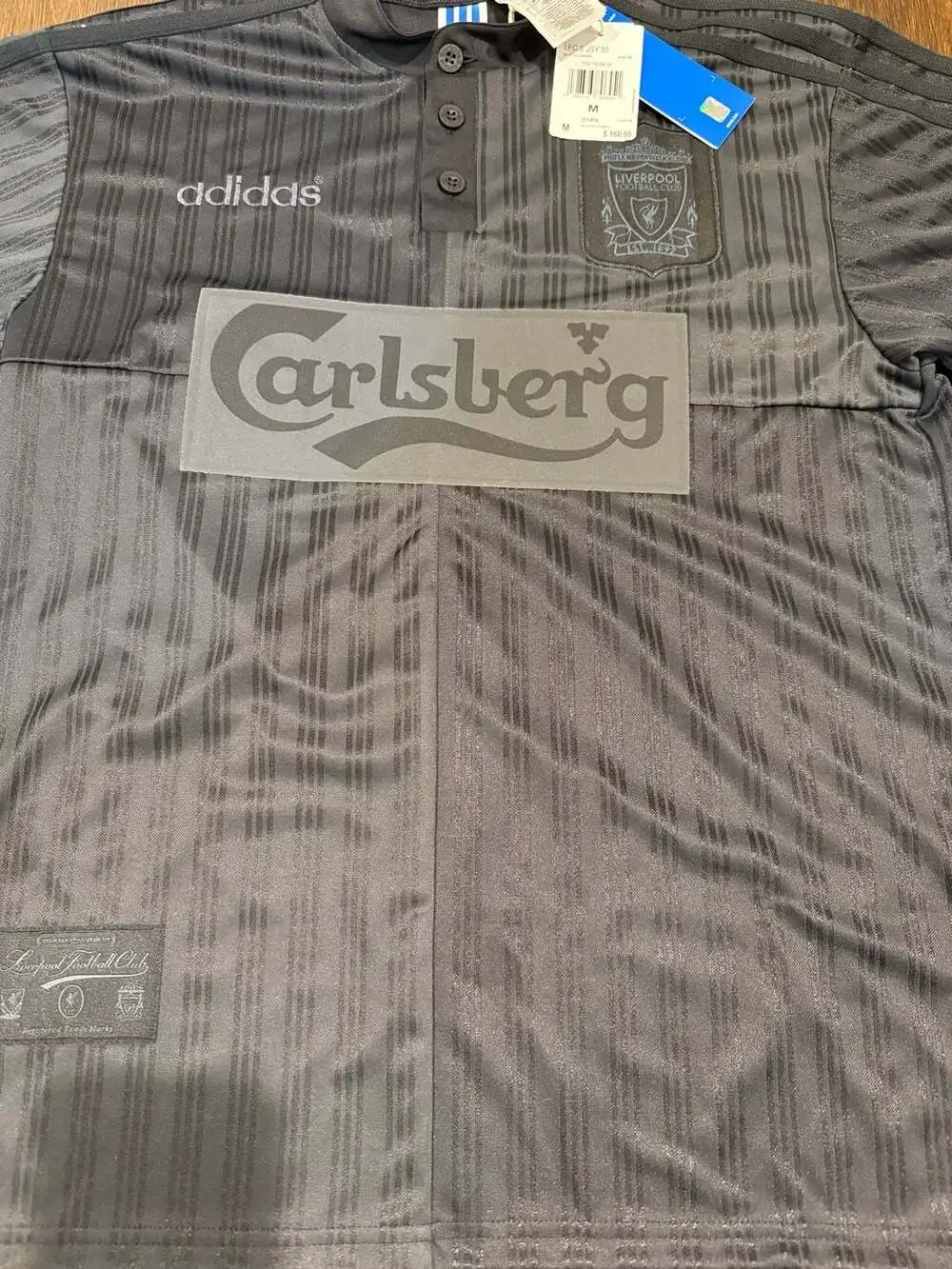 Adidas Liverpool Special Edition 95 Jersey Size M Black Carbon